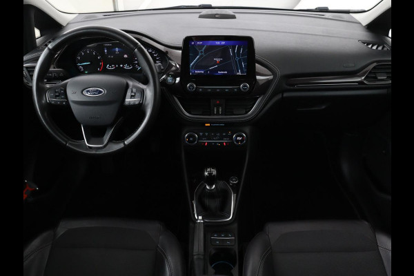 Ford Fiesta 1.0 EcoBoost Vignale | 125pk | Stoel & stuurverwarming | Half leder | B&O Sound | Trekhaak | Carplay | Keyless | Camera | Climate control | Park Assist | Cruise control | Navigatie