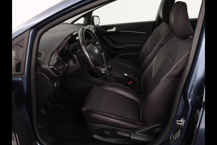 Ford Fiesta 1.0 EcoBoost Vignale | 125pk | Stoel & stuurverwarming | Half leder | B&O Sound | Trekhaak | Carplay | Keyless | Camera | Climate control | Park Assist | Cruise control | Navigatie