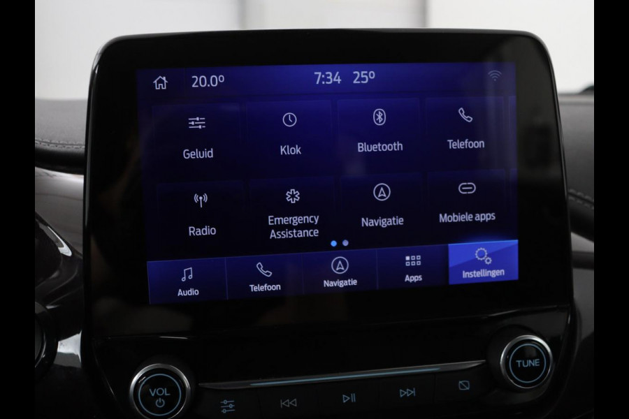 Ford Fiesta 1.0 EcoBoost Vignale | 125pk | Stoel & stuurverwarming | Half leder | B&O Sound | Trekhaak | Carplay | Keyless | Camera | Climate control | Park Assist | Cruise control | Navigatie