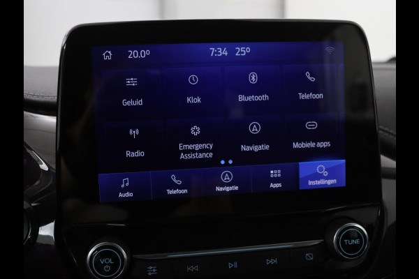 Ford Fiesta 1.0 EcoBoost Vignale | 125pk | Stoel & stuurverwarming | Half leder | B&O Sound | Trekhaak | Carplay | Keyless | Camera | Climate control | Park Assist | Cruise control | Navigatie