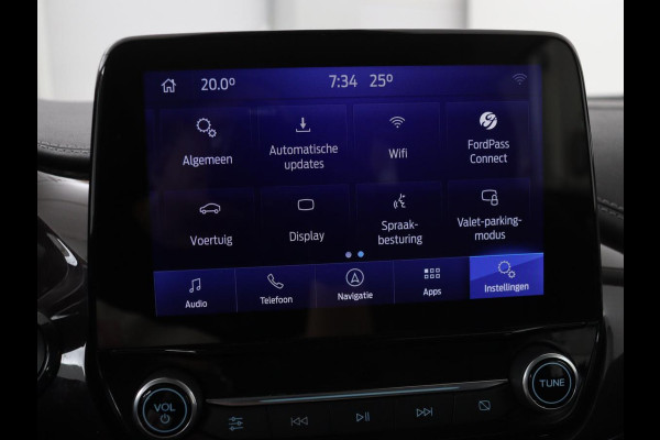 Ford Fiesta 1.0 EcoBoost Vignale | 125pk | Stoel & stuurverwarming | Half leder | B&O Sound | Trekhaak | Carplay | Keyless | Camera | Climate control | Park Assist | Cruise control | Navigatie
