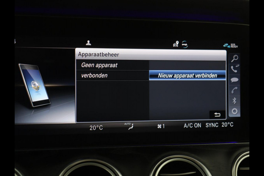 Mercedes-Benz E-Klasse 200 Business Solutions | Leder | 360 camera | Stoelverwarming | Carplay | Matrix LED | Widescreen | Park Assist | Navigatie | Memory