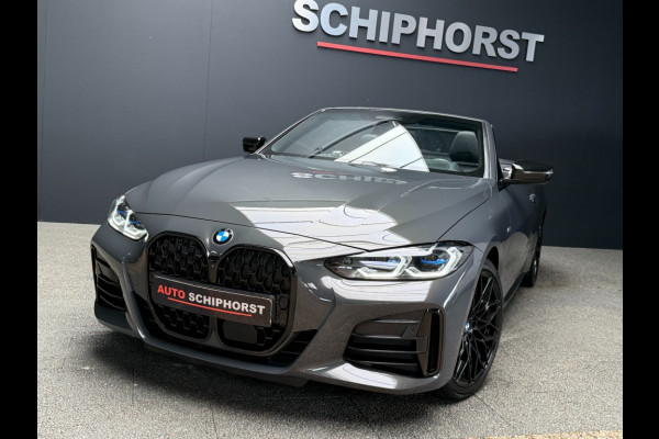 BMW 4 Serie Cabrio M440I laser/acc/head-up/dravitgrau/harmankardon/trekhaak