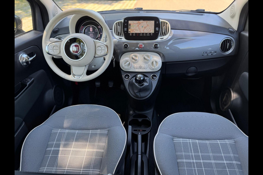 Fiat 500 1.2 Star 85 pk, airco, navigatie, parkeersensoren,cruisecontrol, licht metalen velgen