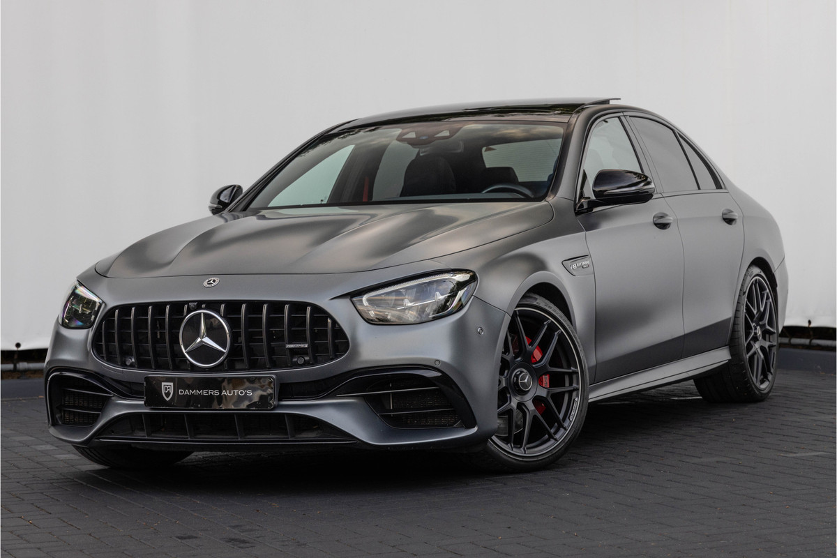 Mercedes-Benz E-Klasse AMG 63 S 4MATIC+ 612pk Pano Burmester 20'' AMG Track Pack Mercedes-Benz E-Klasse AMG 63 S 4MATIC+ 612pk Pano Burmester 20'' AMG Track Pack