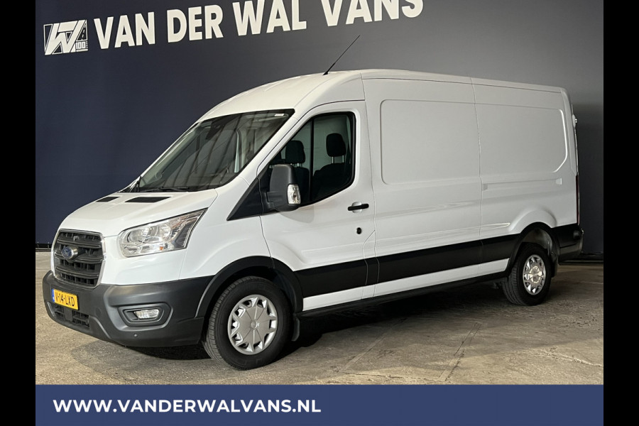 Ford Transit 2.0 TDCI 131pk L3H2 Euro6 Airco | Camera | Navigatie | Android Auto | Stoelverwarming Verwarmde voorruit, Cruisecontrol, Parkeersensoren, Elektrisch verstelbare bestuurdersstoel, Bijrijdersbank