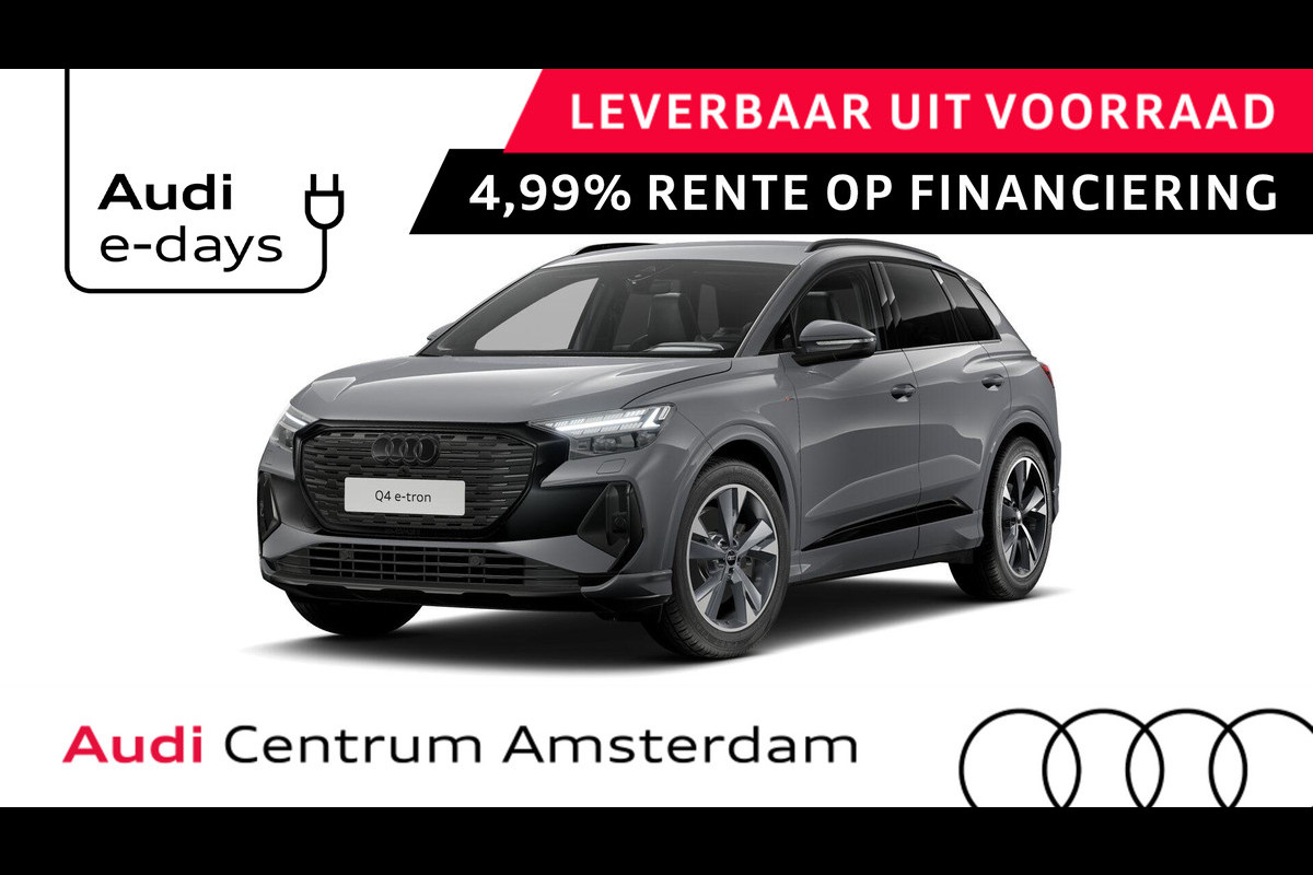 Audi Q4 e-tron 45 quattro S Edition 82 kWh 286pk | Achteruitrijcamera | Comfortpakket | Assistentiepakket plus | Adaptive cruise control | Matrix LED | Optiekpakket zwart plus | Audi Q4 e-tron 45 quattro S Edition 82 kWh 286pk | Achteruitrijcamera | Comfortpakket | Assistentiepakket plus | Adaptive cruise control | Matrix LED | Optiekpakket zwart plus |