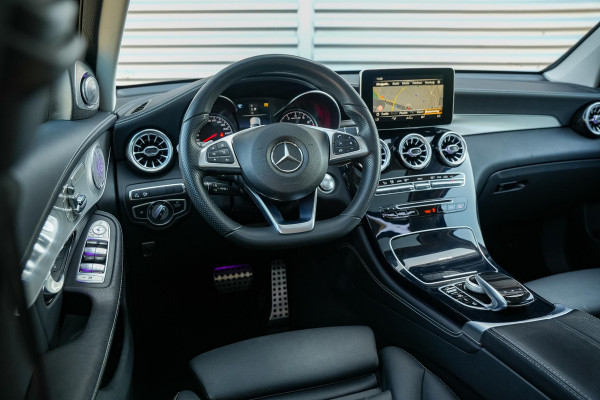 Mercedes-Benz GLC Coupé AMG 43 4MATIC Schuifdak Burmester Ambient Memory 360 Camera Stoelverw.