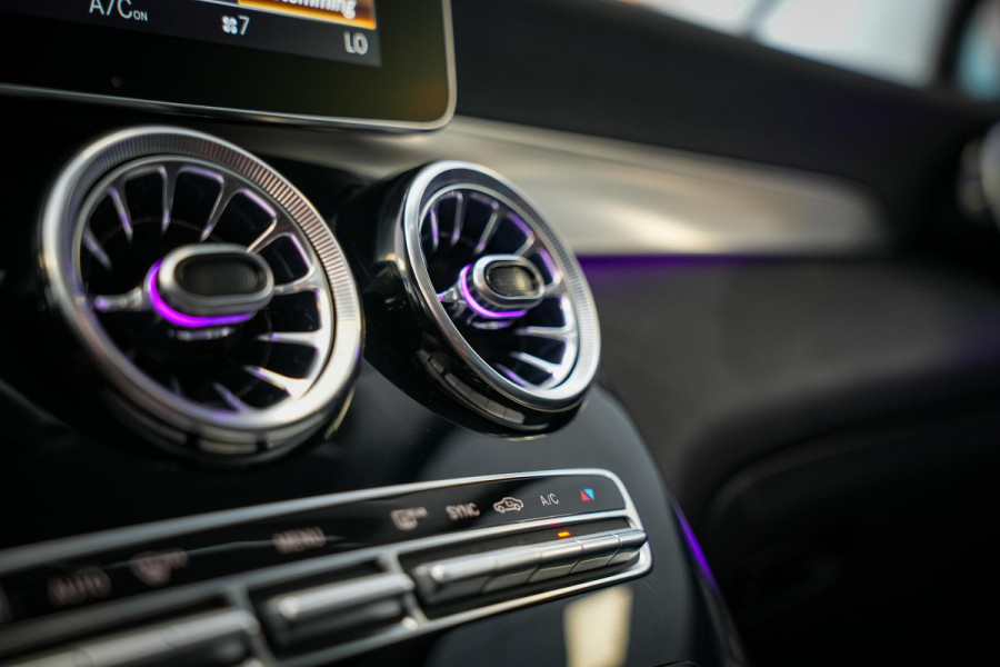 Mercedes-Benz GLC Coupé AMG 43 4MATIC Schuifdak Burmester Ambient Memory 360 Camera Stoelverw.