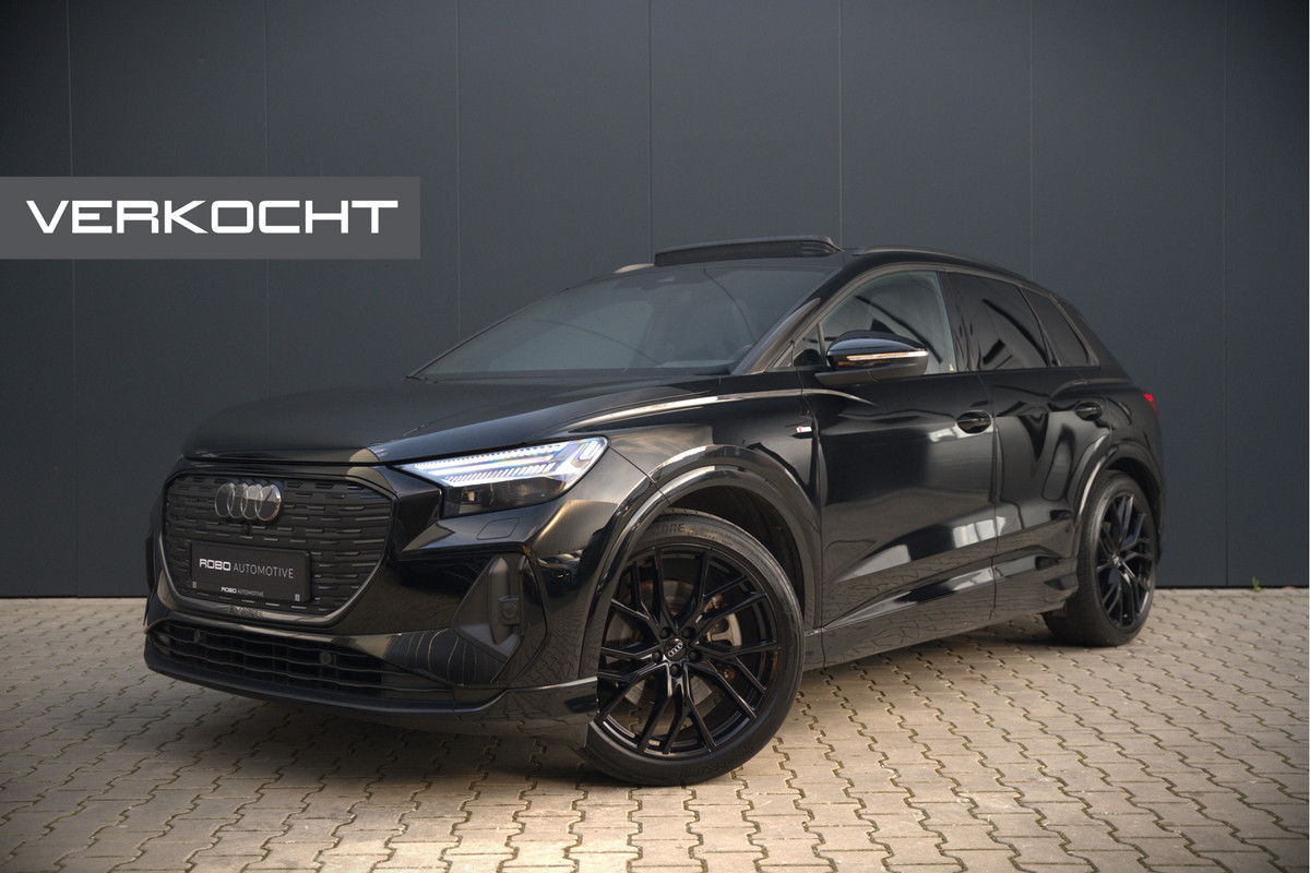 Audi Q4 e-tron 40 Launch edition S Competition 77 kWh | Panoramadak | RS Stoelen | Adaptive Cruise Control | Stoelverwarming | Camera | Black on Black | S-Line | Keyless | Maxtrix LED | Navigatie | Apple Carplay | Audi Q4 e-tron 40 Launch edition S Competition 77 kWh | Panoramadak | RS Stoelen | Adaptive Cruise Control | Stoelverwarming | Camera | Black on Black | S-Line | Keyless | Maxtrix LED | Navigatie | Apple Carplay |