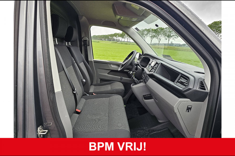 Volkswagen Transporter 2.0 TDI T6.1 L2H1 Euro6 Airco 3-Zits Camera 1e Eigenaar NAP Trekhaak!