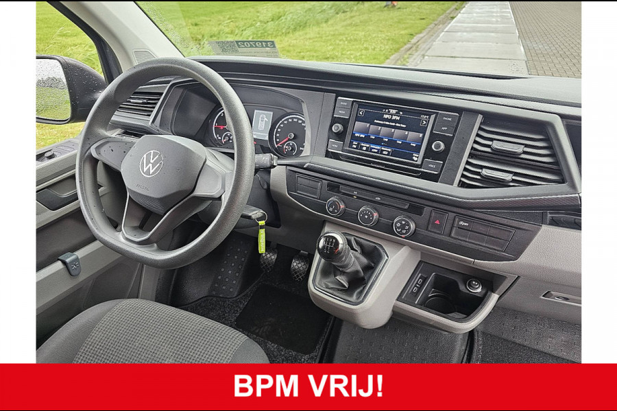 Volkswagen Transporter 2.0 TDI T6.1 L2H1 Euro6 Airco 3-Zits Camera 1e Eigenaar NAP Trekhaak!