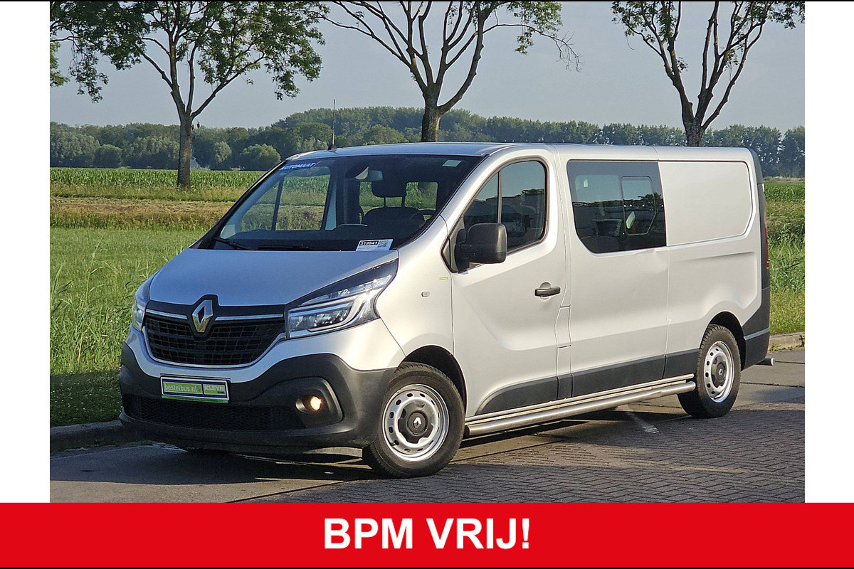 Renault Trafic 2.0 dCi 145 T29 L2H1 DC Comfort Airco Automaat Navi Sidebars Euro6 145Pk NAP 1e Eigenaar! Renault Trafic 2.0 dCi 145 T29 L2H1 DC Comfort Airco Automaat Navi Sidebars Euro6 145Pk NAP 1e Eigenaar!