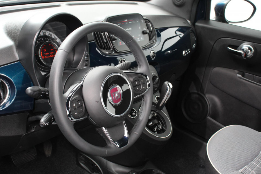 Fiat 500 1.2 Automaat Lounge Navigatie  Apple Carplay/Android Auto  Airco  Lichtmetalen velgen  Dab  Cruise Control