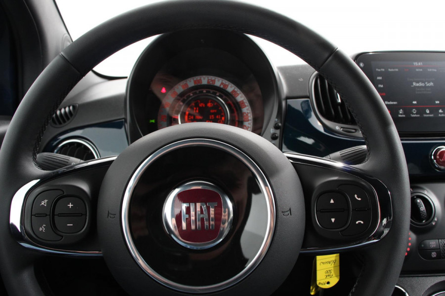 Fiat 500 1.2 Automaat Lounge Navigatie  Apple Carplay/Android Auto  Airco  Lichtmetalen velgen  Dab  Cruise Control