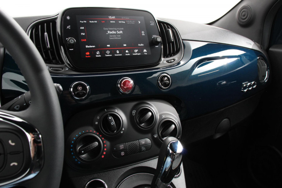 Fiat 500 1.2 Automaat Lounge Navigatie  Apple Carplay/Android Auto  Airco  Lichtmetalen velgen  Dab  Cruise Control