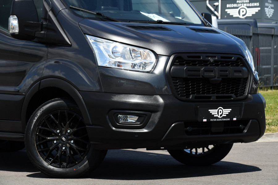 Ford Transit 2.0 TDCI L2H2 Raptor Edition Camera, Cruise, Carplay, 130pk, BLIS, Sensoren, Multimedia, Uniek!