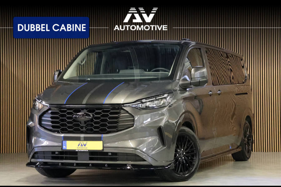 Ford Transit Custom 320 2.0 TDCI 170PK L2H1 DC LIMITED | L+R Schuifdeur | Dubbel Cabine | ACC | Blind Spot | Navigatie | Camera | CarPlay | Lane Ass Raptor Edition | Trekhaak | 6-Zitter | Verlengde fabrieksgarantie tot 09-2029