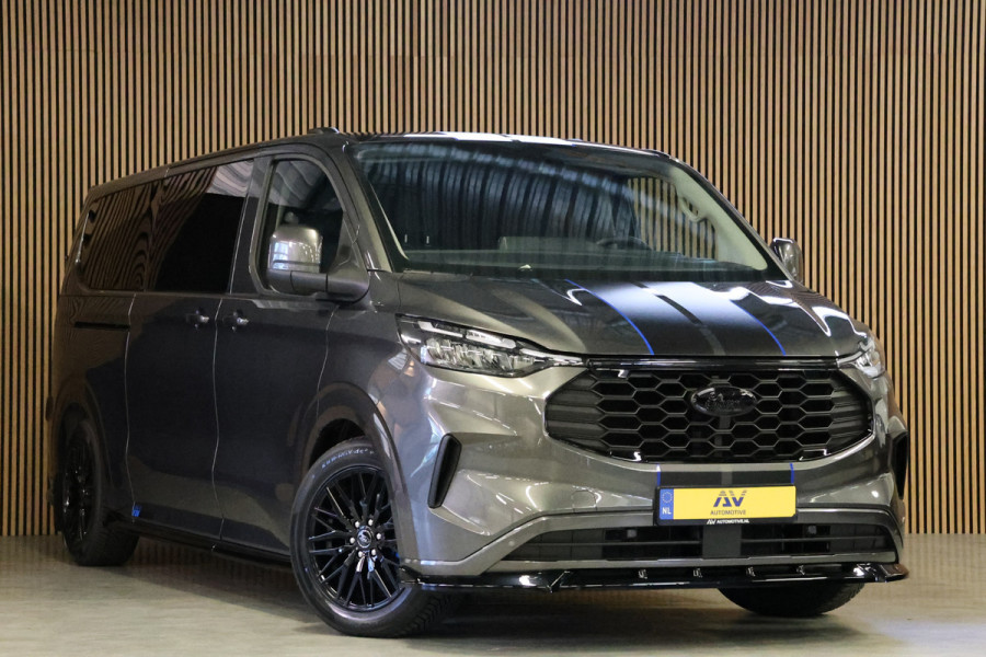 Ford Transit Custom 320 2.0 TDCI 170PK L2H1 DC LIMITED | L+R Schuifdeur | Dubbel Cabine | ACC | Blind Spot | Navigatie | Camera | CarPlay | Lane Ass Raptor Edition | Trekhaak | 6-Zitter | Verlengde fabrieksgarantie tot 09-2029