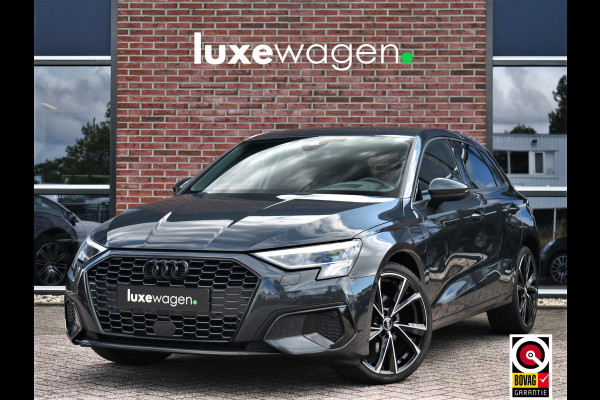 Audi A3 Sportback 40 TFSI e S-zetels ACC Head-up 19inch El-klep