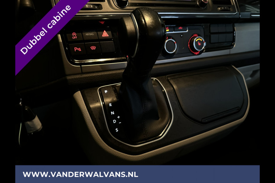 Volkswagen Transporter 2.0 TDI 150pk Automaat L2H1 Dubbele Cabine Euro6 Airco | 5-Zits | Navigatie | 2x Zijdeur | Cruisecontrol, LM velgen, Parkeersensoren, 2500kg Trekhaak