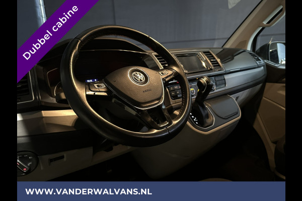 Volkswagen Transporter 2.0 TDI 150pk Automaat L2H1 Dubbele Cabine Euro6 Airco | 5-Zits | Navigatie | 2x Zijdeur | Cruisecontrol, LM velgen, Parkeersensoren, 2500kg Trekhaak