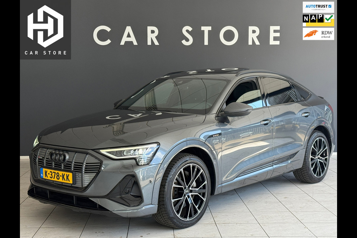 Audi e-tron Sportback 55 QUATTRO S-Edition 95 kWh 89% SOH 21Inch|Sportstoelen Audi e-tron Sportback 55 QUATTRO S-Edition 95 kWh 89% SOH 21Inch|Sportstoelen