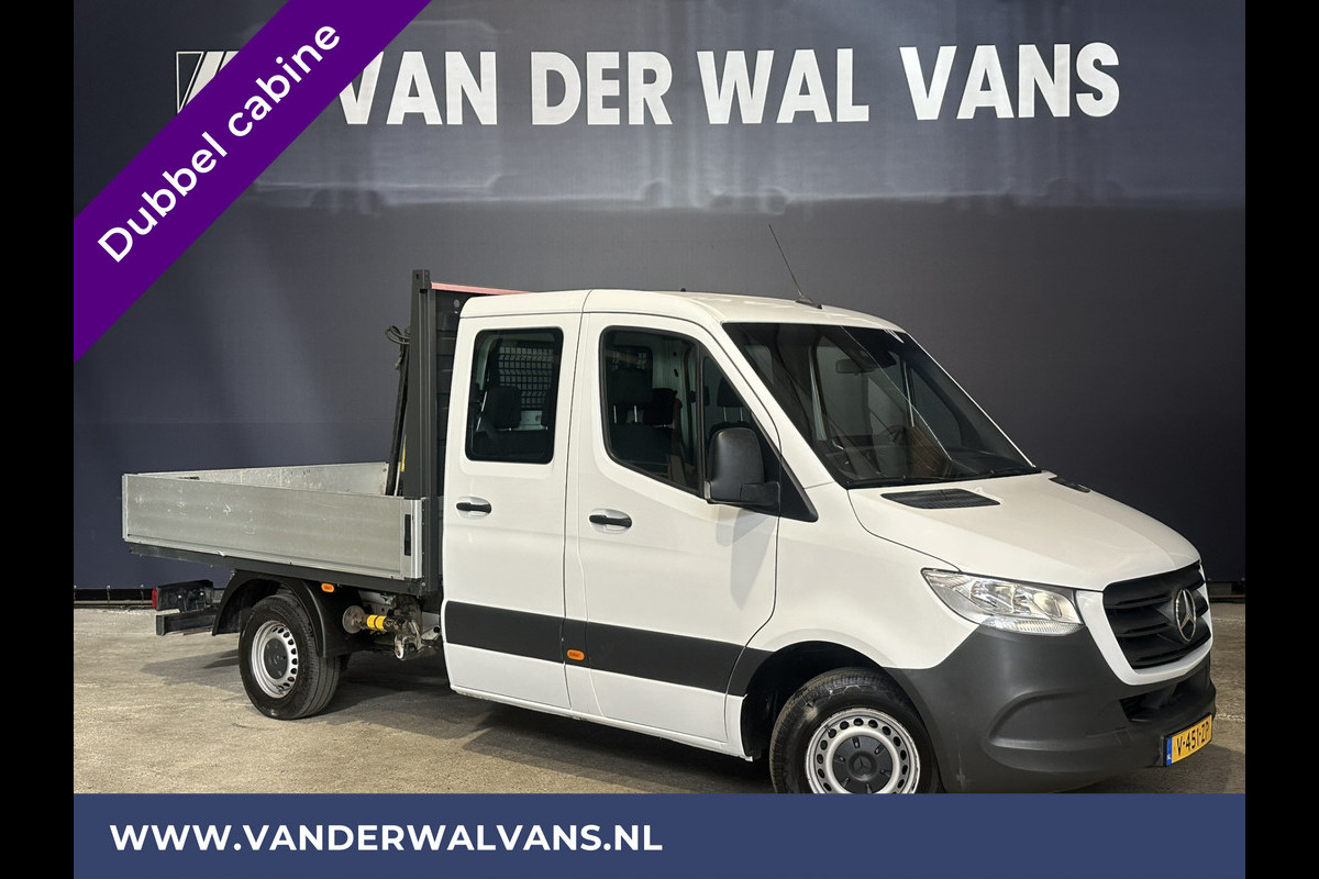 Mercedes-Benz Sprinter 314 CDI 143pk Pick-Up Open Laadbak 1000kg Kraan Dubbele Cabine Euro6 Airco | 3500kg Trekhaak | 6-Zits Apple Carplay, Android Auto, Cruisecontrol Mercedes-Benz Sprinter 314 CDI 143pk Pick-Up Open Laadbak 1000kg Kraan Dubbele Cabine Euro6 Airco | 3500kg Trekhaak | 6-Zits Apple Carplay, Android Auto, Cruisecontrol