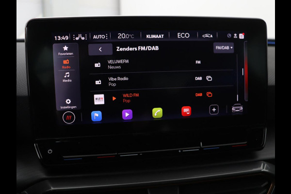 CUPRA Leon 1.4 e-Hybrid | Stoel & stuurverwarming | Camera | Adaptive cruise | Carplay | Navigatie | Sfeerverlichting | Keyless | Full LED | Sportstoelen | PHEV