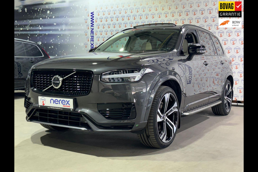 Volvo XC90 2.0 T8 Recharge AWD Ultimate Dark | Luchtvering | H&K | Trekhaak | 360 Camera | ACC