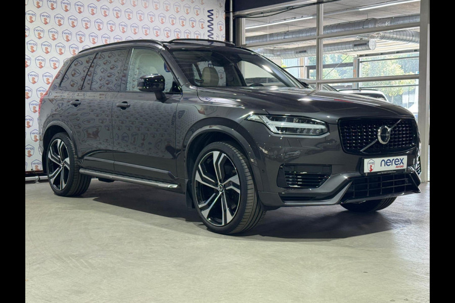 Volvo XC90 2.0 T8 Recharge AWD Ultimate Dark | Luchtvering | H&K | Trekhaak | 360 Camera | ACC