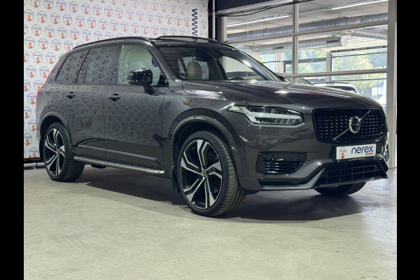 Volvo XC90 2.0 T8 Recharge AWD Ultimate Dark | Luchtvering | H&K | Trekhaak | 360 Camera | ACC