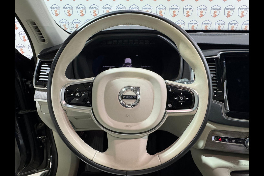 Volvo XC90 2.0 T8 Recharge AWD Ultimate Dark | Luchtvering | H&K | Trekhaak | 360 Camera | ACC