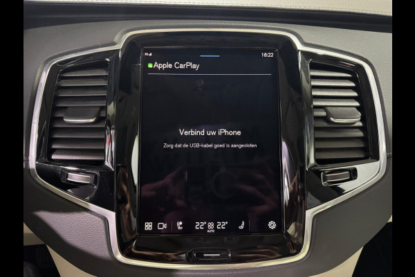 Volvo XC90 2.0 T8 Recharge AWD Ultimate Dark | Luchtvering | H&K | Trekhaak | 360 Camera | ACC