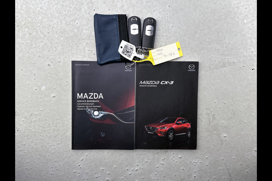 Mazda CX-3 2.0 SkyActiv-G 120 Dynamic(Goed OnderH, Trekhaak, Camera, Navi, StoelV, PDC, Etc)