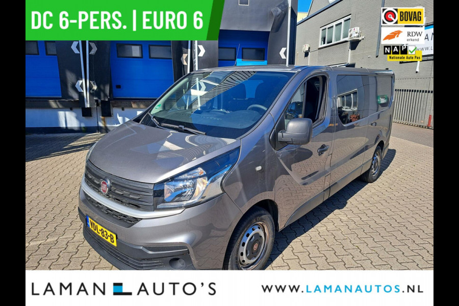 Fiat Talento 1.6 EcoJet 125 pk L2H1 2900 DC 6-pers. Pro Edition | Rijklaarprijs Dubbele Cabine Nieuwe banden Euro 6 Lengte 2 Airco Navi Cruis