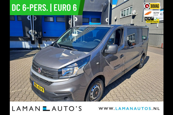 Fiat Talento 1.6 EcoJet 125 pk L2H1 2900 DC 6-pers. Pro Edition | Rijklaarprijs Dubbele Cabine Nieuwe banden Euro 6 Lengte 2 Airco Navi Cruis