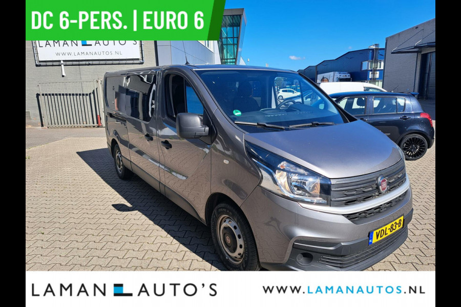 Fiat Talento 1.6 EcoJet 125 pk L2H1 2900 DC 6-pers. Pro Edition | Rijklaarprijs Dubbele Cabine Nieuwe banden Euro 6 Lengte 2 Airco Navi Cruis