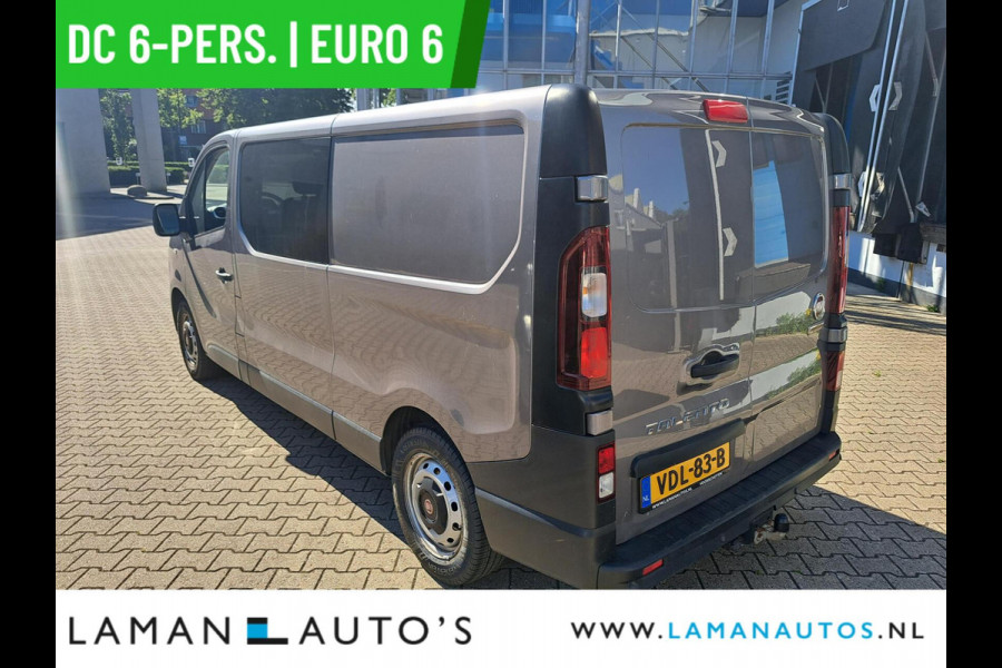 Fiat Talento 1.6 EcoJet 125 pk L2H1 2900 DC 6-pers. Pro Edition | Rijklaarprijs Dubbele Cabine Nieuwe banden Euro 6 Lengte 2 Airco Navi Cruis