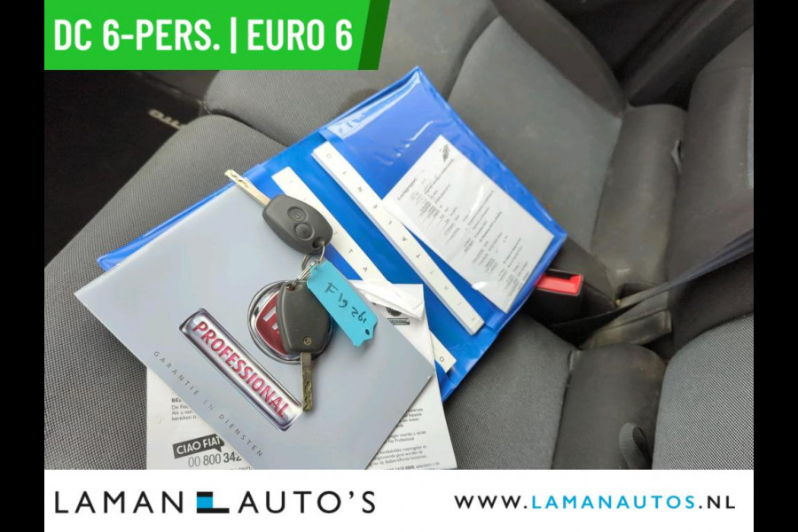 Fiat Talento 1.6 EcoJet 125 pk L2H1 2900 DC 6-pers. Pro Edition | Rijklaarprijs Dubbele Cabine Nieuwe banden Euro 6 Lengte 2 Airco Navi Cruis