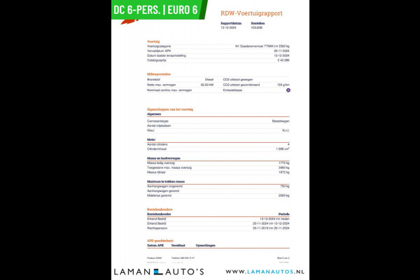 Fiat Talento 1.6 EcoJet 125 pk L2H1 2900 DC 6-pers. Pro Edition | Rijklaarprijs Dubbele Cabine Nieuwe banden Euro 6 Lengte 2 Airco Navi Cruis