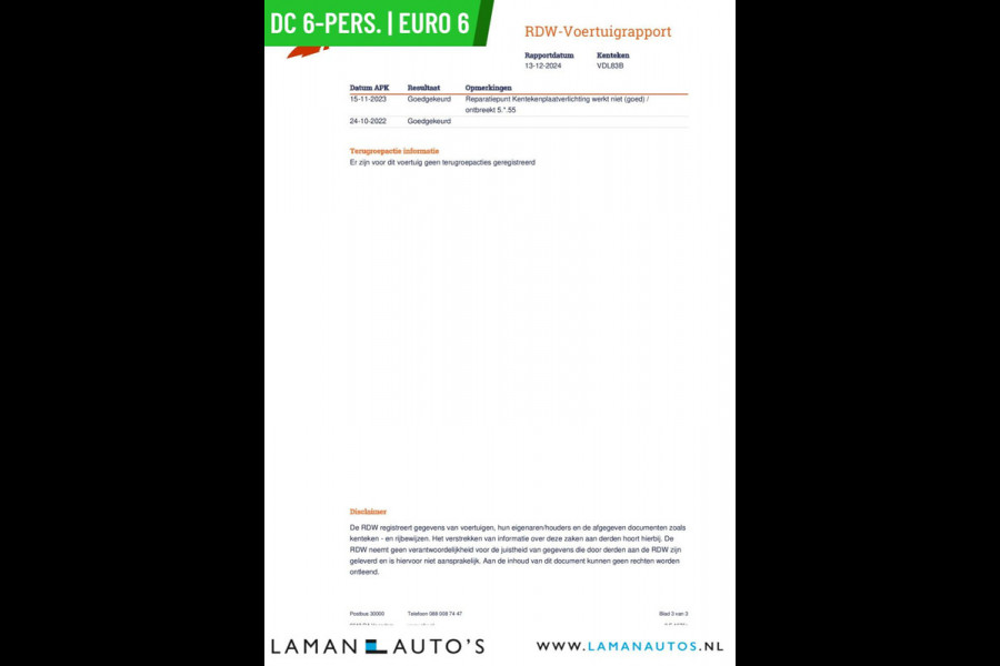 Fiat Talento 1.6 EcoJet 125 pk L2H1 2900 DC 6-pers. Pro Edition | Rijklaarprijs Dubbele Cabine Nieuwe banden Euro 6 Lengte 2 Airco Navi Cruis