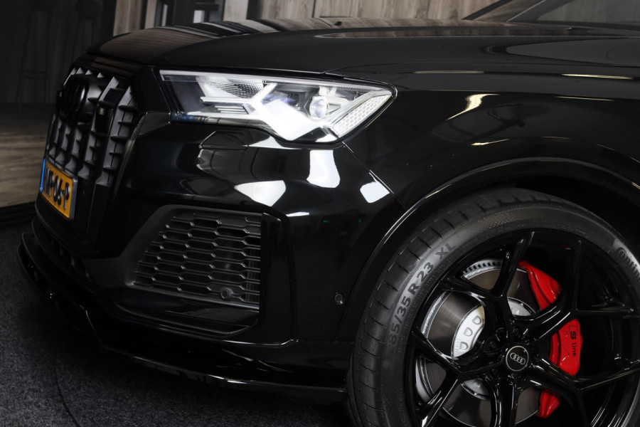 Audi Q7 55 TFSI e Quattro SQ7 Look / Head Up / RS Zetels / Leder / Memory / Acc / F1 / Nachtzicht / Massage / Open Pano / 23 Inch