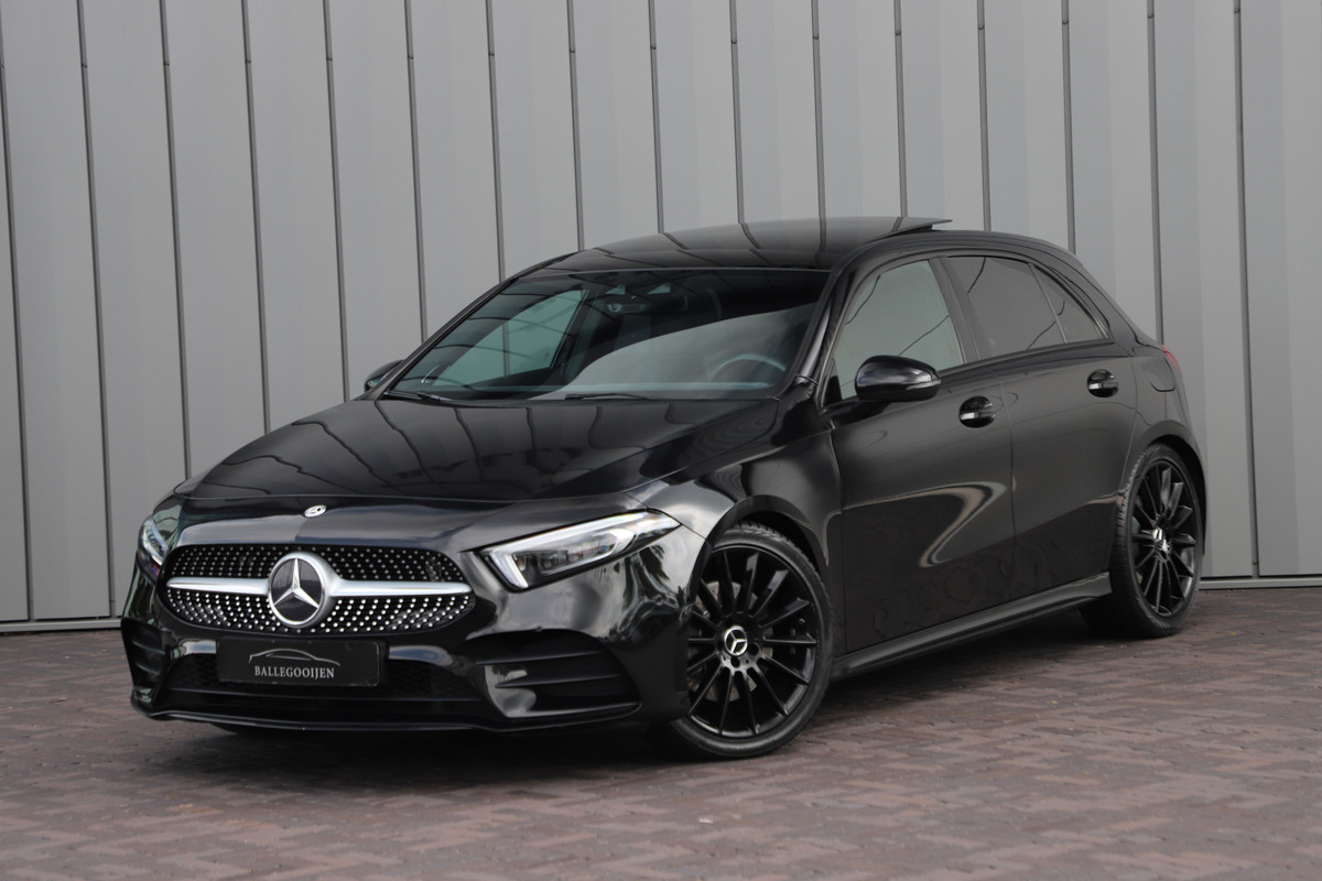 Mercedes-Benz A-Klasse 220 AMG Aut7 | 190PK | Pano | Adaptief-onderstel | Sfeerverlichting | Burmester | Memory | Multibeam | ACC | Widescreen | 2019. Mercedes-Benz A-Klasse 220 AMG Aut7 | 190PK | Pano | Adaptief-onderstel | Sfeerverlichting | Burmester | Memory | Multibeam | ACC | Widescreen | 2019.
