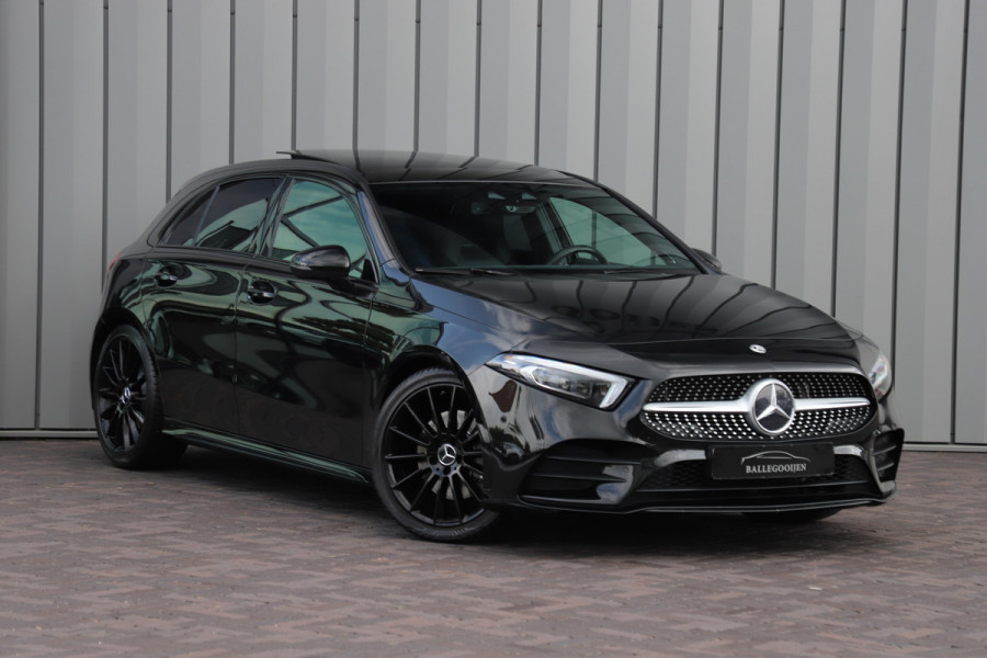 Mercedes-Benz A-Klasse 220 AMG Aut7 | 190PK | Pano | Adaptief-onderstel | Sfeerverlichting | Burmester | Memory | Multibeam | ACC | Widescreen | 2019.