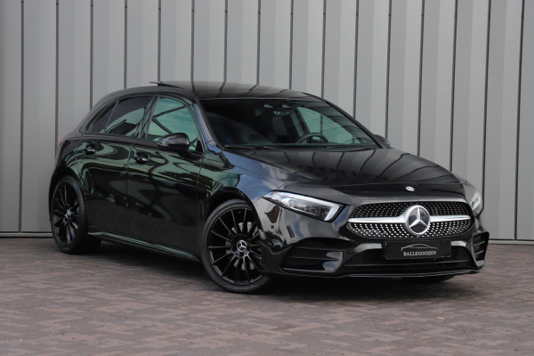 Mercedes-Benz A-Klasse 220 AMG Aut7 | 190PK | Pano | Adaptief-onderstel | Sfeerverlichting | Burmester | Memory | Multibeam | ACC | Widescreen | 2019.