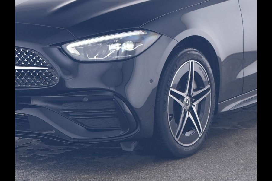 Mercedes-Benz C-Klasse 300 e AMG Plug-In Hybride | AMG Line | Night Pakket | Led Koplampen | Stuur en Stoelverwarming | Inclusief 24 maanden MB Certified garantie voor Europa.