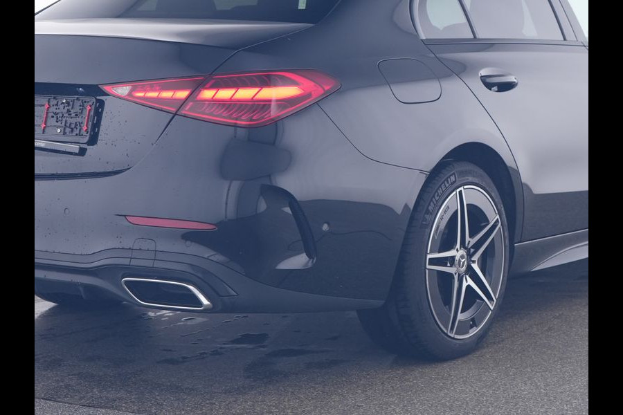 Mercedes-Benz C-Klasse 300 e AMG Plug-In Hybride | AMG Line | Night Pakket | Led Koplampen | Stuur en Stoelverwarming | Inclusief 24 maanden MB Certified garantie voor Europa.