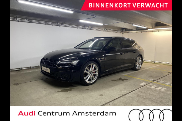 Audi A6 Avant 55 TFSI e quattro S edition Competition 367 pk S-tronic | Verlengde garantie | Navigatie | Panoramadak | Elektr. trekhaak | Parkeersensoren (Park assist) | Rondomzicht camera | S-Line |