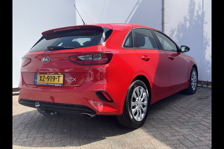 Kia Ceed 1.0 T-GDi Comfortline Clima Cruise Audio Trekhaak Orig.NL Red Voll.Onderhouden!